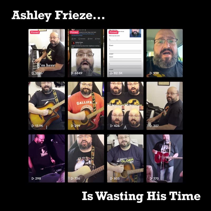 Ashley Frieze Is Wasting His Time Album Cover